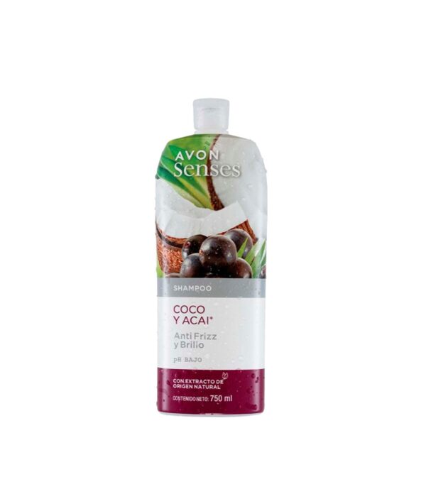 Shampoo Coco y Acai Antifrizz 750ml Avon