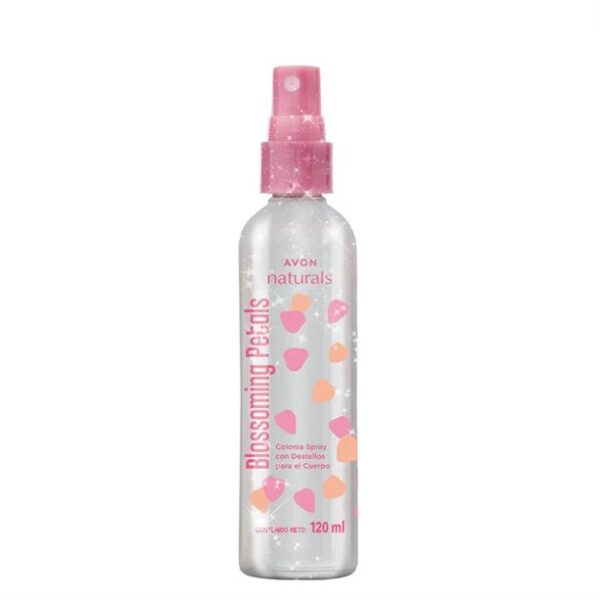 Splash Blossoming Petals con destellos cuerpo 120ml Avon