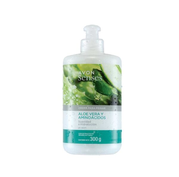 Crema para peinar Aloe Vera y Aminoacidos 300g Avon