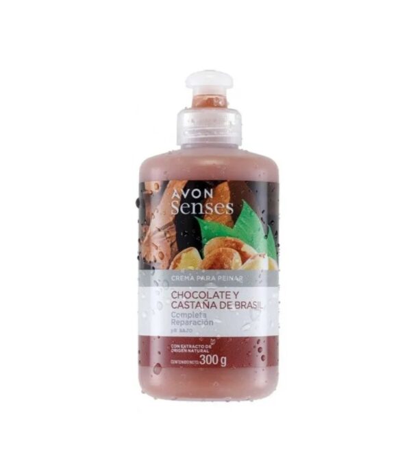 Crema para peinar Chocolate y Castañas de Brasil 300g Avon