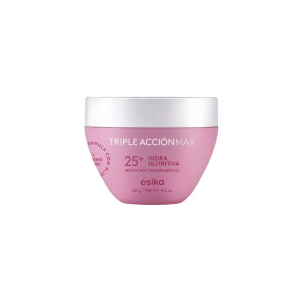 Crema facial Triple Acción Max 25+ 120g esika
