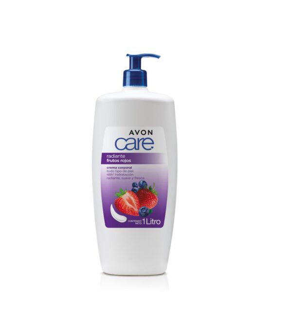 Crema Hidratación Radiante Frutos Rojos 1L Avon