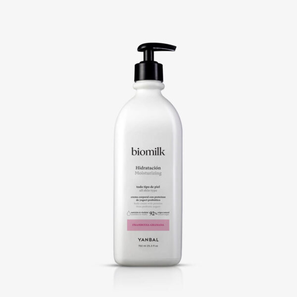 Crema Hidratante Biomilk Frambuesa y Granada 750ml Yanbal