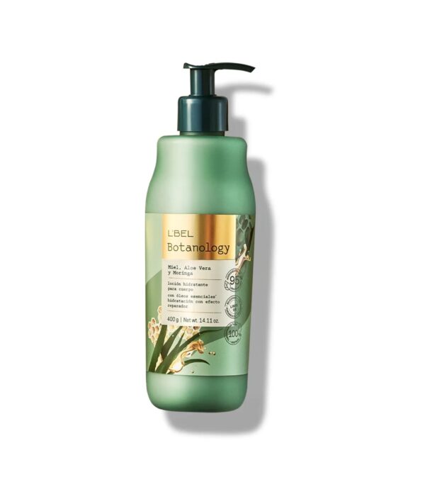 Loción Hidratante Botanology Miel, Aloe y Moringa 400ml Lbel