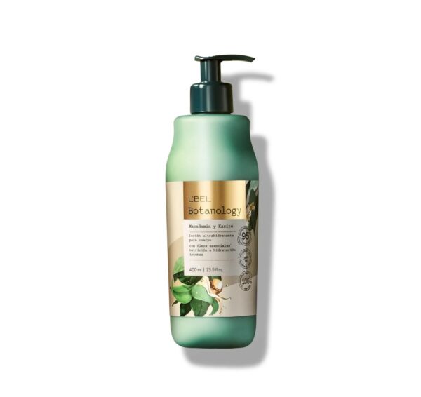 Loción Hidratante Botanology Macadamia Karité 400ml Lbel