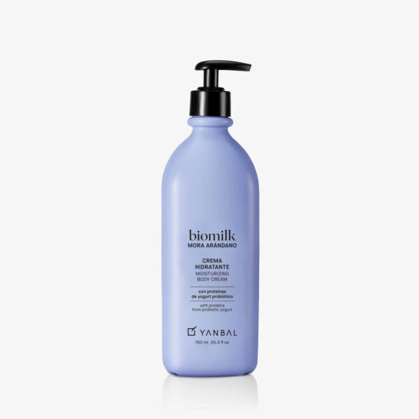 Crema Hidratante Biomilk Mora y Arándanos 750ml Yanbal