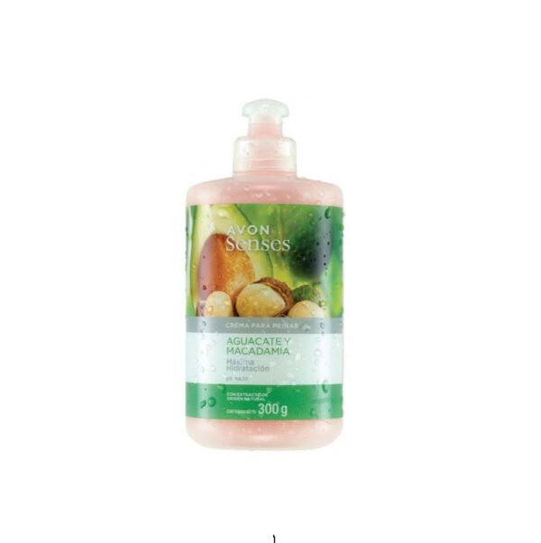 Crema Para peinar Aguacate y Macadamia 300g Avon