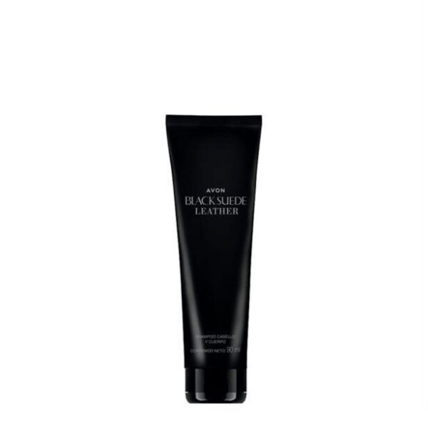Shampoo Cabello y cuerpo Black Suede Dark 90ml Avon