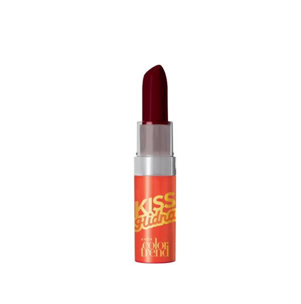 Labial Color Trend Kiss Hidra Rojo Vibrante 3.6g Avon