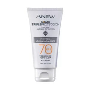 Locion Facial Mate 70FPS Anew Solar Triple Protección 50ml Avon