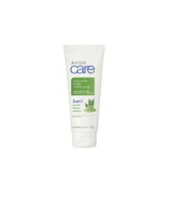 Mascarilla 3 en 1 Matificante piel grasa 75ml Avon
