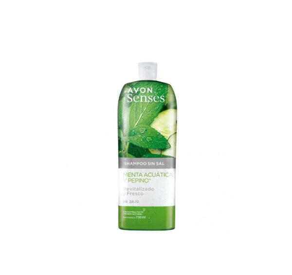 Shampoo Menta y Pepino 750ml Avon