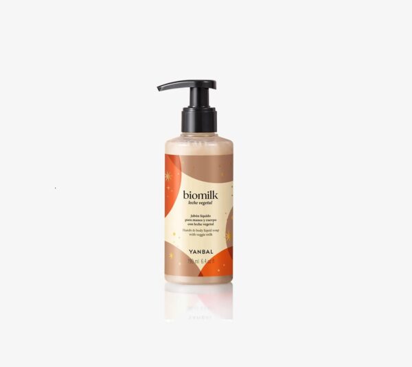 Jabón liquido manos cuerpo leche vegetal 190ml Yanbal