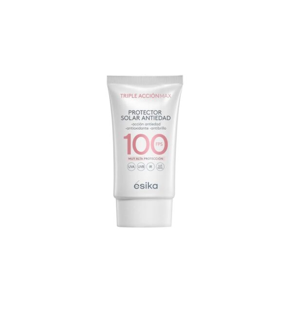 Protector solar facial antiedad 100fps 40ml esika