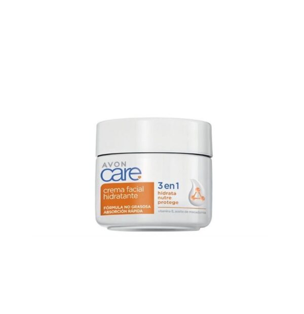 Crema facial hidratante  Protege 3 en 1 100g Avon