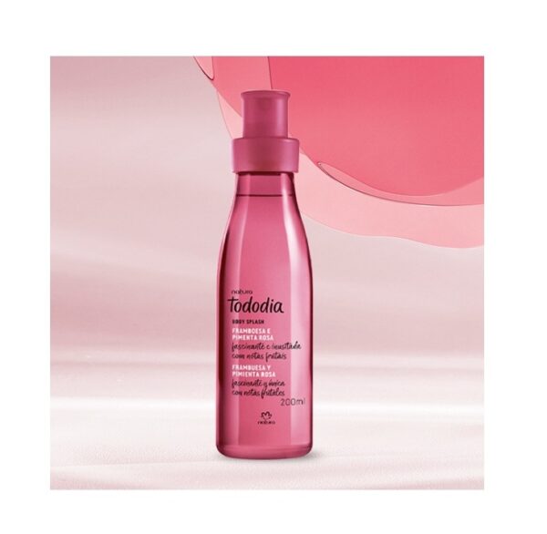 Body splash Tododia frambuesa y pimienta rosa 200ml Natura