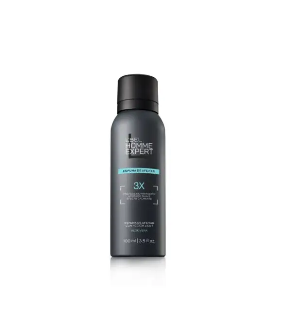 Espuma Afeitar Homme Expert Aloe vera 100ml lbel