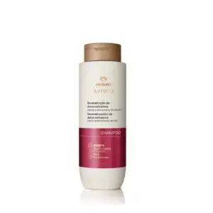 Shampoo Cabello quimicamente dañado  Lumina Ativo reconstructor 300ml Natura