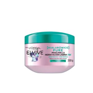 Mascarilla Capilar Hidratación ligera Hialurónico Pure loreal 300g Azzorti