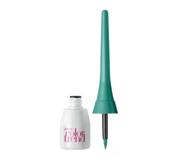 Delineador liquido para ojos Color Trend tono Turquesa 3ml Avon