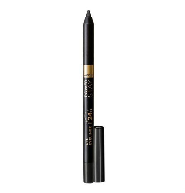 Delineador en gel para Ojos Power Stay tono Black Ice Avon Delineador en gel para Ojos Power Stay tono Black Ice Avon