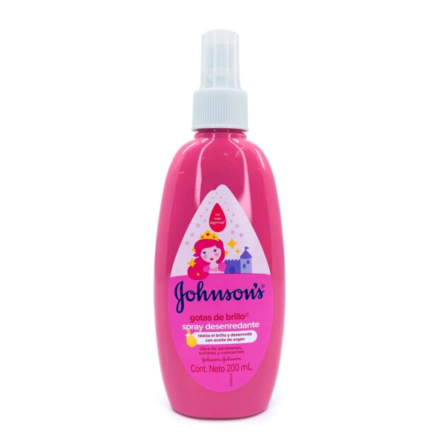 Spray Desenredante Gotas de Brillo 200ml Johnsons