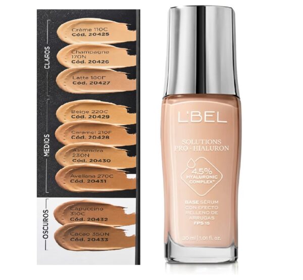 Base Liquida Pro Hialuron tono Cacao 350N Lbel Base Liquida Pro Hialuron tono Cacao 350N Lbel