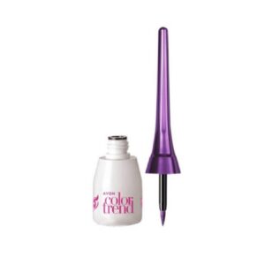 Delineador Líquido Ojos Color Trend tono Morado Metálico 3ml Avon