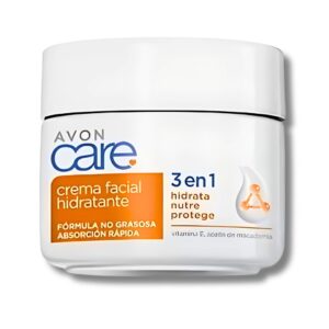 Crema Facial Hidratante 3 en 1 Vitamina E y Aceite Macadamia Avon Crema Facial Hidratante 3 en 1 Vitamina E y Aceite Macadamia Avon