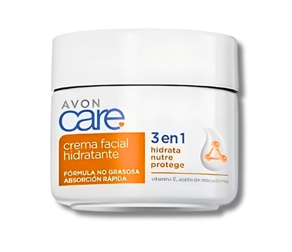 Crema Facial Hidratante 3 en 1 Vitamina E y Aceite Macadamia Avon Crema Facial Hidratante 3 en 1 Vitamina E y Aceite Macadamia Avon