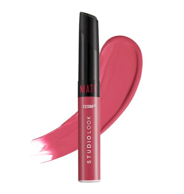 Labial Liquido Mate Studio Look tono Rose Spirit 6ml Cyzone (2x$8)