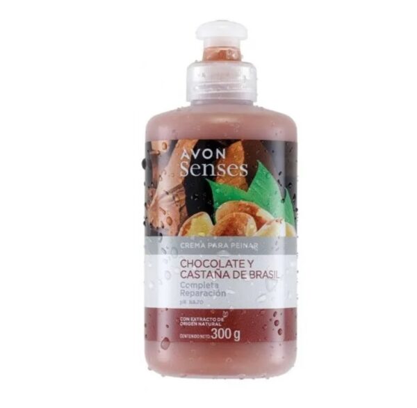 Crema para peinar Chocolate y Castañas de Brasil 300g Avon Crema para peinar Chocolate y Castañas de Brasil 300g Avon