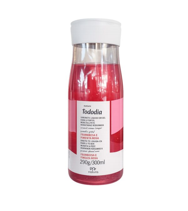 Jabon Liquido Frambuesa y Pimienta Rosa Tododia 300ml Natura Jabon Liquido Frambuesa y Pimienta Rosa Tododia 300ml Natura