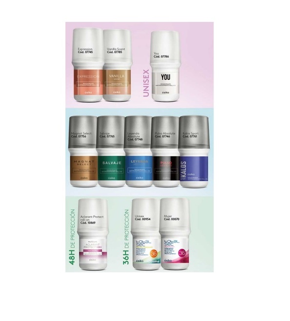 desodorantes roll on Desodorantes roll on 50ml ésika