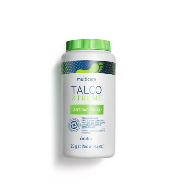 Talco Antibacterial para pies Xtreme 120g esika Talco Antibacterial para pies Xtreme 120g esika