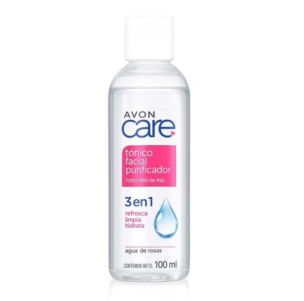 Tonico Facial purificador 3 en 1 Agua de Rosas 100ml Avon Tonico Facial purificador 3 en 1 Agua de Rosas 100ml Avon