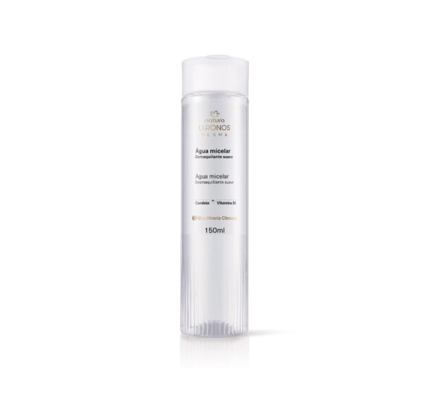 Agua Micelar desmaquillante suave Chronos 150ml Natura
