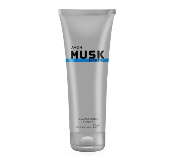 Shampoo Cabello y Cuerpo Musk Marine 90ml Avon Shampoo Cabello y Cuerpo Musk Marine 90ml Avon