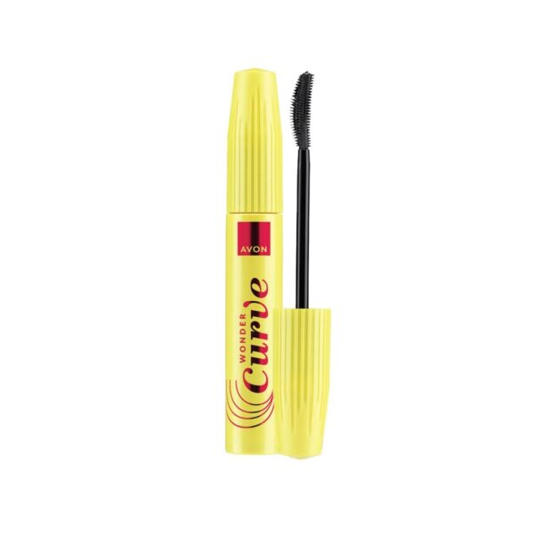 Máscara pestañas Wonder Curve Tono Blackest Black 10ml Avon Máscara pestañas Wonder Curve Tono Blackest Black 10ml Avon