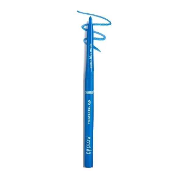 Delineador de Ojos Retractil Cyplay tono Ocean Blue Matte Cyzone