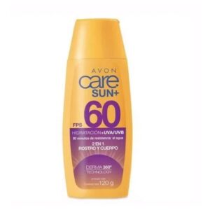 Protector Solar Care Sun+ FPS 60 2 en 1 uva 120g Avon Protector Solar Care Sun+ FPS 60 2 en 1 uva 120g Avon