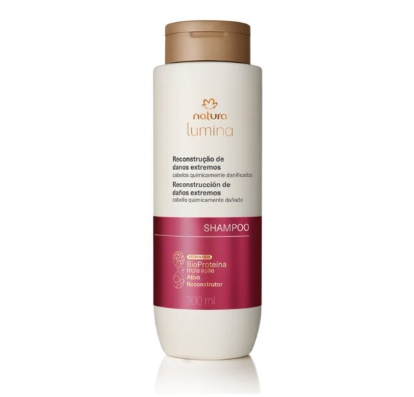 Shampoo Cabello Quimicamente dañado Lumina 300ml Natura Shampoo Cabello Quimicamente dañado Lumina 300ml Natura