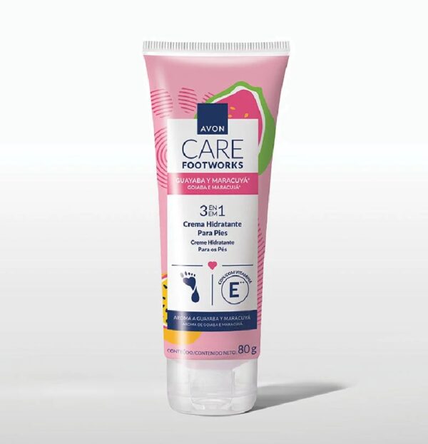 Crema hidratante para pies Guayaba y Maracuya 80gr Avon Crema hidratante para pies Guayaba y Maracuya 80gr Avon
