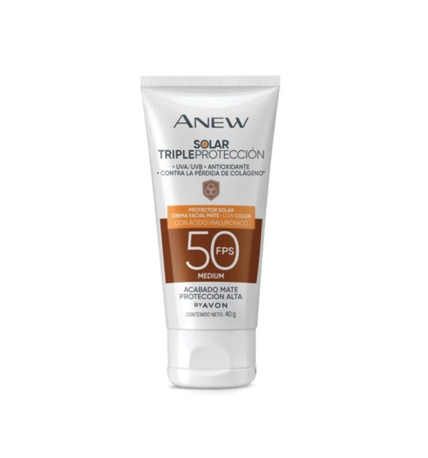 Protector solar anew 50 fps 40gr mate Avon Protector solar anew 50 fps 40gr mate Avon