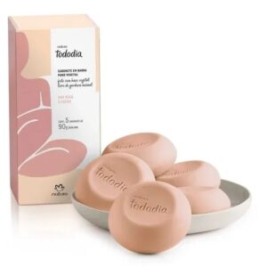 Jabon en Barra Nuez Pecan y Cacao 90g x5 Natura Jabon en Barra Nuez Pecan y Cacao 90g x5 Natura