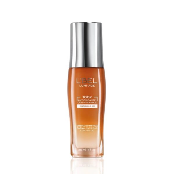 Hidratante Antiedad 100X Antioxidante con vitamina C Lumi Age AM Lbel