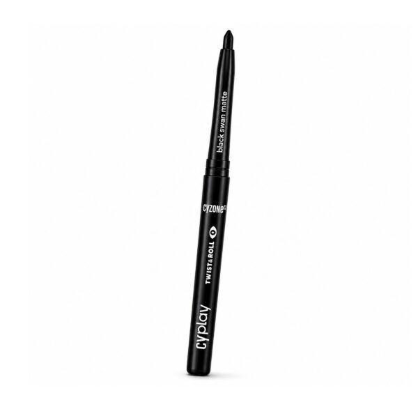 Delineador Retractil para Ojos Cyplay tono Black Swan Matte 0.28g Cyzone