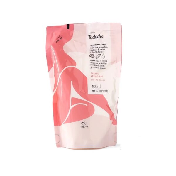 Repuesto crema corporal Frutos Rojos 400ml Natura
