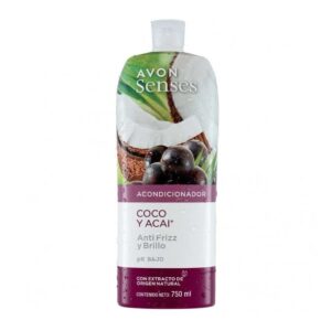 Acondicionador Coco y Acai Anti Frizz 750ml Avon