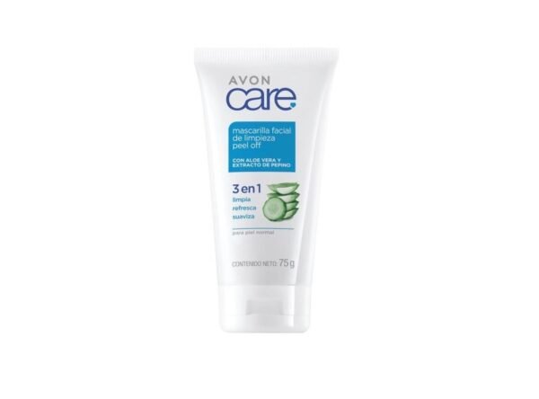 Mascarilla Facial Limpiadora 3 en 1 Aloe y Pepino 75g Avon